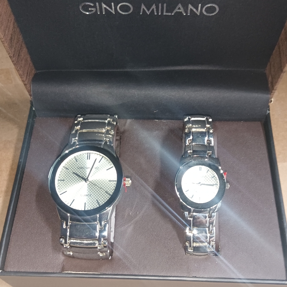 Gino Milano His and Hers Watch Set